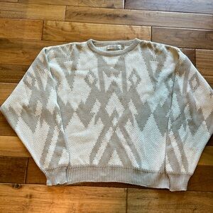 Vtg Jantzen abstract design Cosby sweater